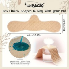 High Quality Durable High-Performance 10PCS Ladies Comfortable Reusable Bra Pads