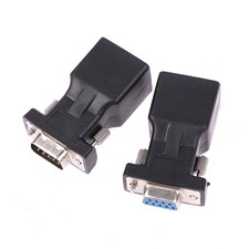DB9 RS232 Male/Female To RJ45 Adapter COM Port to LAN Ethernet Port Converter Jf