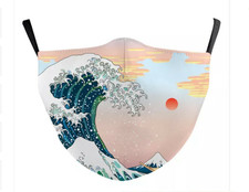 Oceans, Beach  Waves Face Mask Washable Adjustable US Seller Fast Ship NEW
