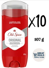 Old Spice High Endurance Deodorant | Original Scent | 107g (3.8oz) | 10-Pack