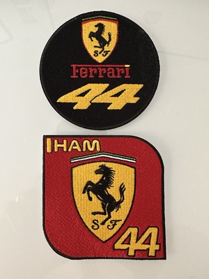 F1 2 Pack Lewis Hamilton 44 Racing Race car  Fan Patch 3  Iron On/Sew On
