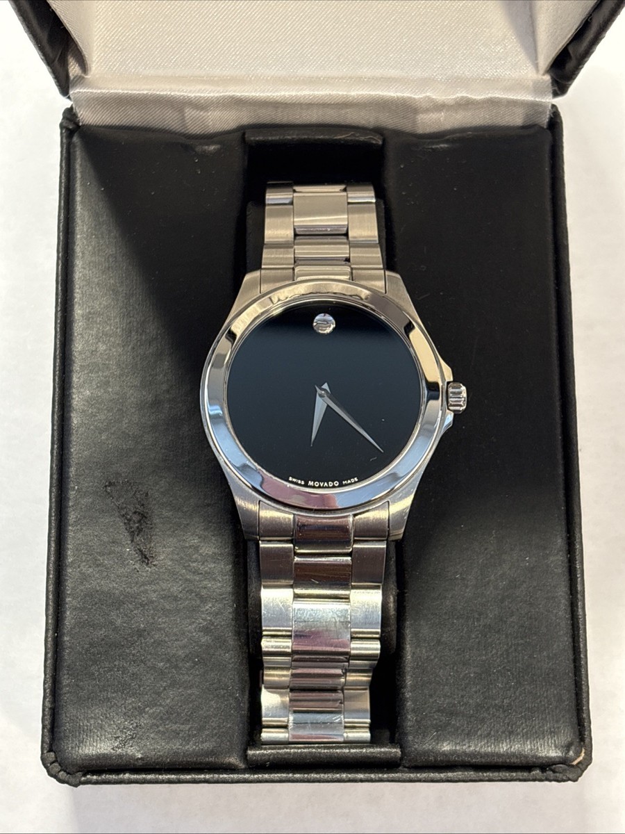 Movado 84 E7 1891 38mm Men's Silver Stainless Steel Watch w