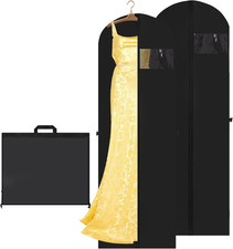 2 Stück Custodie per Abiti, Porta Abiti Lungo, Borsa Porta Abiti Da Viaggio, Bor