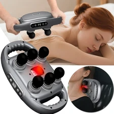 6 Head Massage Gun Deep Tissue Electric Massager Full Body Muscle Pain Relief
