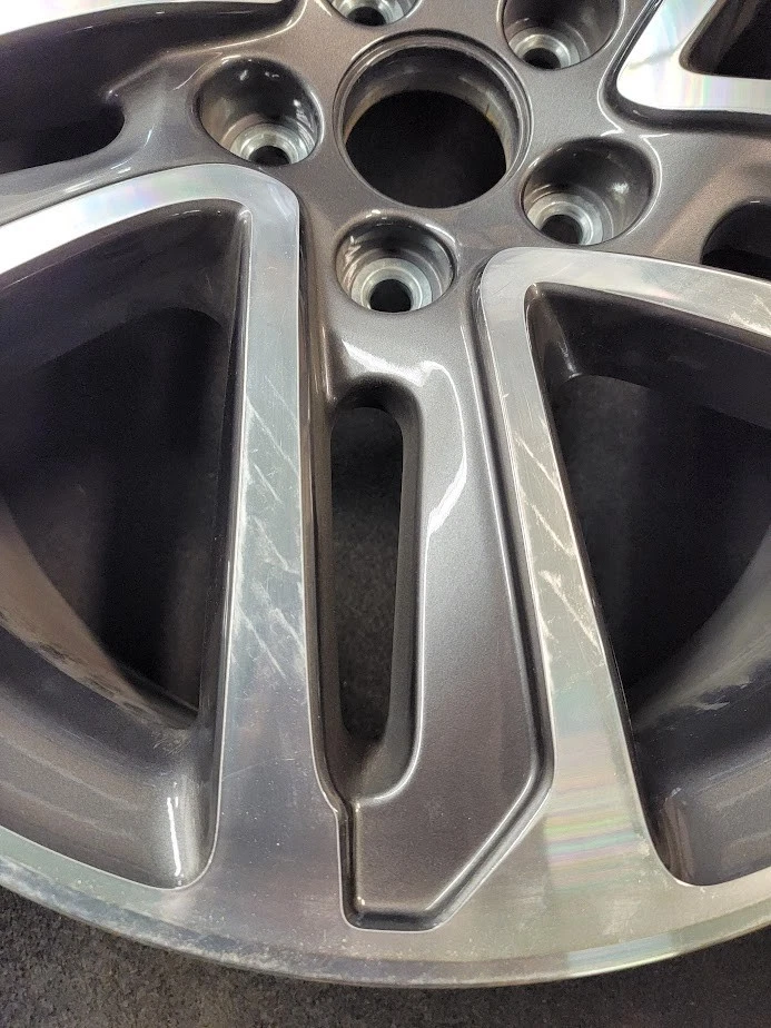 Acura MDX 2017 2018 2019 2020 71845 OEM wheel rim 20 x 8 CnC Charcoal - Image 3 of 4