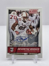 2016 Score - Rookies Devontae Booker #346 Signatures (AU, RC)