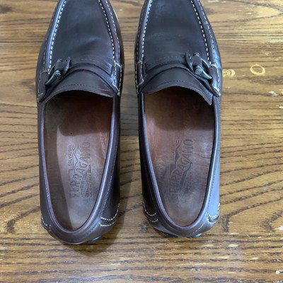 Salvatore Ferragamo フラットシューズ 8.5 Salvatore Ferragamo 黒 フラットシューズ - メルカリ