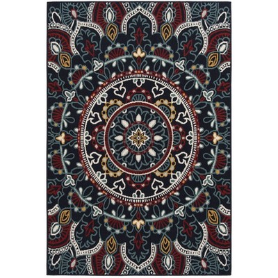 Mainstays 5'x7' Primary Medallion Outdoor Rug
