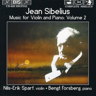 Nils-Erik Sparf - Music for Violin & Piano 2 [New CD]