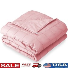 10lb Cotton Weighted Blanket Stress Relief Anxiety Comfort Sleep Therapy New