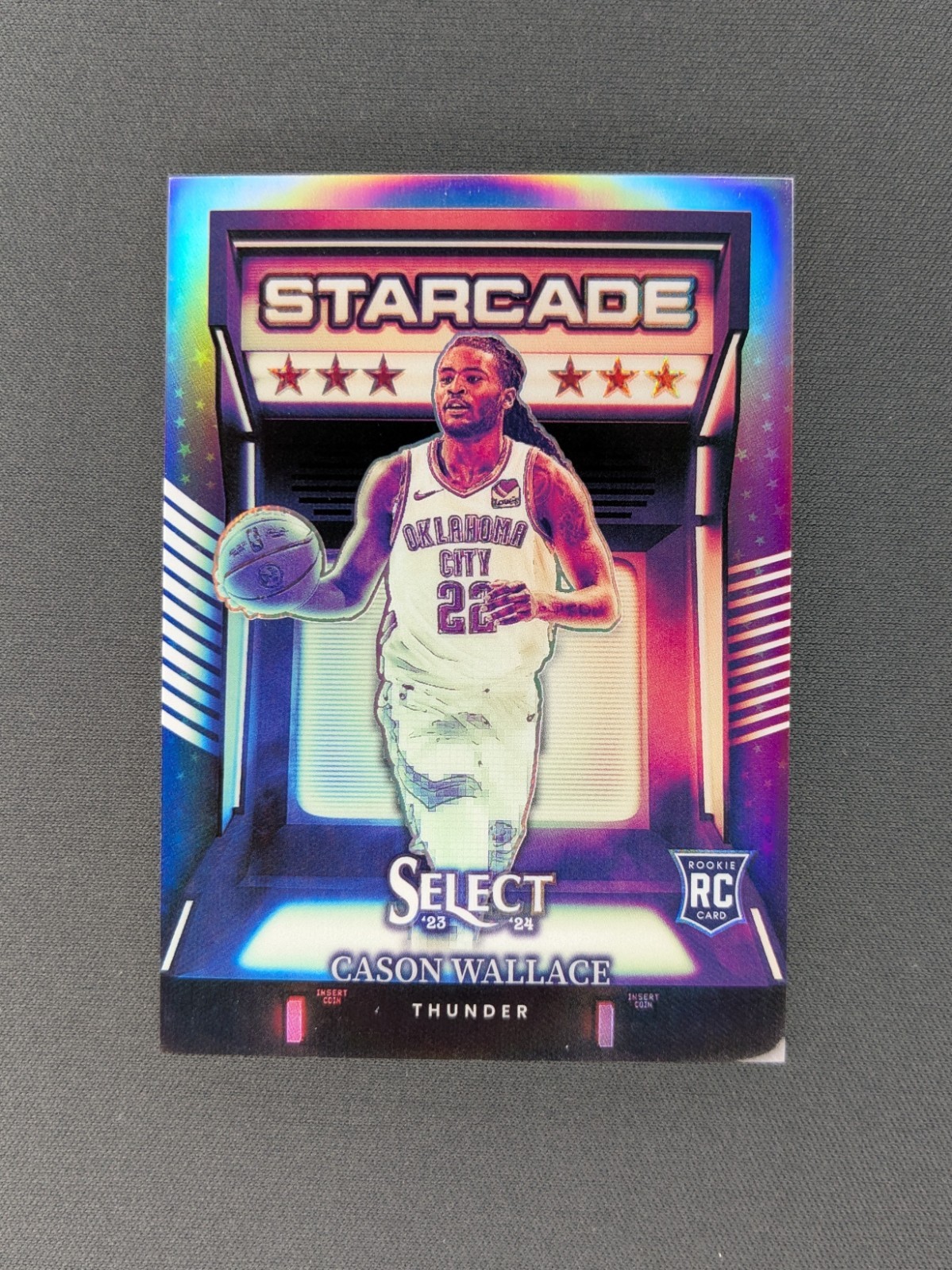 2023 2023-24 Panini Select Cason Wallace STARCADE Case Hit Insert RC OKC Thunder