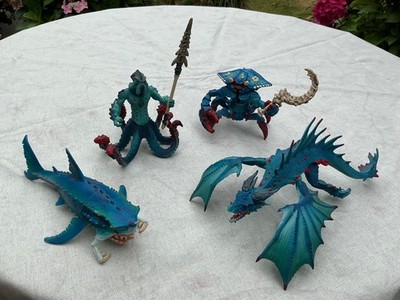 Schleich Eldrador Wasserwelt - 70140 Drache 42449 Krake 42495 Krabbe 42453 Hai