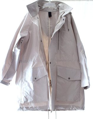MARGARET HOWELL hooded Rain Jacket Light beige Size Men S NWOT