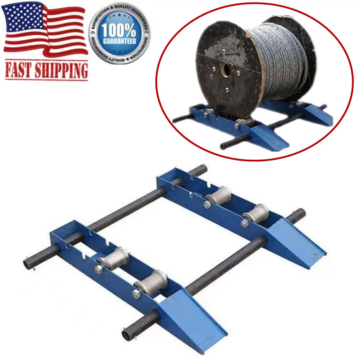 Extension Cord Storage Reel Portable Industrial Cable Reel D