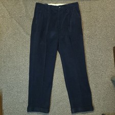 Vintage Polo Ralph Lauren Corduroy Pant 36x32 Hammond Blue