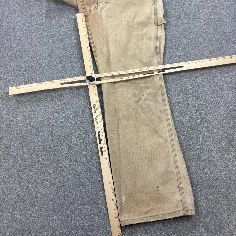 Peto Dickies Adulto 30x30 Marrón Babero Mono Ropa de Trabajo Lona Carpintero Hombres Foto 4 de 4