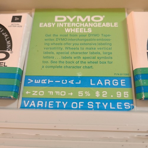 DYMO 1550 LABEL MAKER TAPE WRITER LABELING KIT - Picture 6 of 10