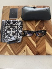 Chrome Hearts Asstraordinaire Black/Gold Glasses