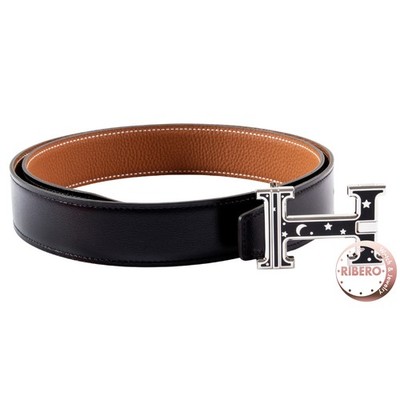 HERMES H Day & Night Belt Buckle Palladium-Plated made in  display picture 3