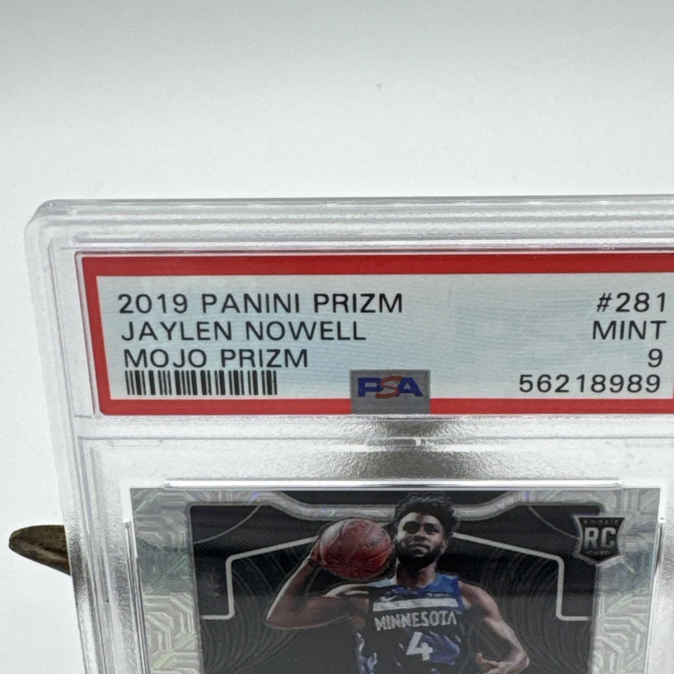 2019-20 Panini Prizm Jaylen Nowell Mojo Prizm RC  12/25 - PSA 9 - Nice! F - Image 2 of 4