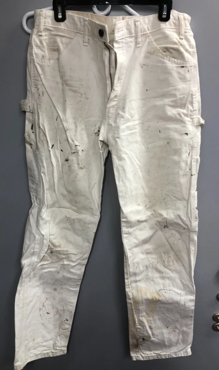 Used Distressed Authentic Painters Pants Dickies Benjamin Moore 34