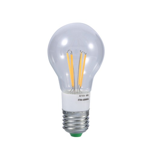 (4W Warm White)E27 12V COB LED Filament Bulb 360 Degree NOn Dimmable Light UK