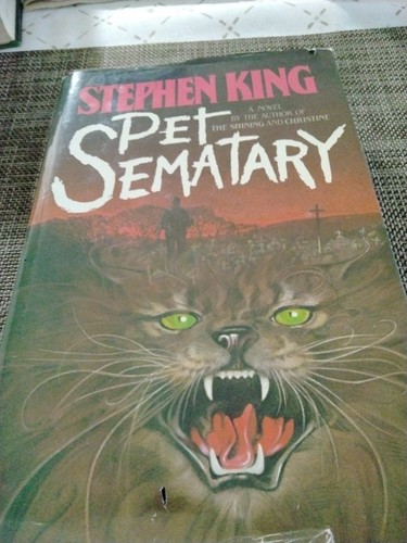 Pet Sematary Stephen King 1983 Doubleday Hardcover mit DJ - Bild 1 von 3