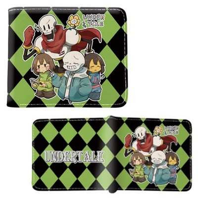 Undertale - Chibi Main Characters 4.5'' Bi-Fold Wallet NEW Credit Card Billfold