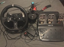 Logitech G29 Racing Steering Wheel with Pedals, Shifter, and Handbrake For Xbox