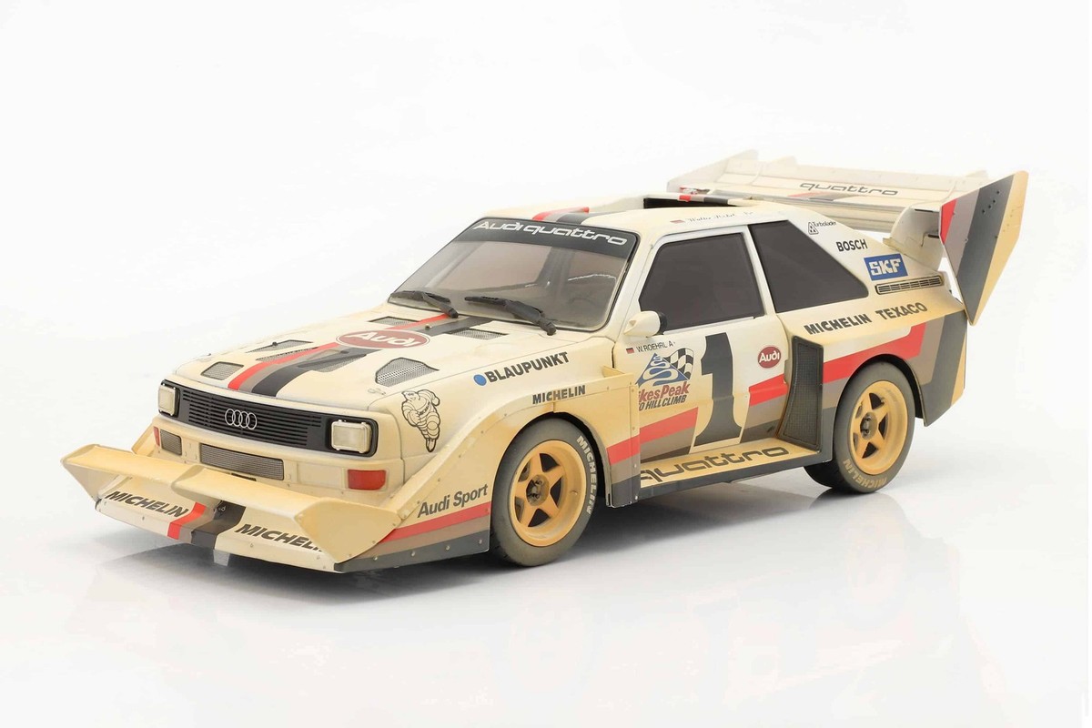CMR 1:18 Audi Sport Quattro S1 No.1 Walter Rohrl Winner Pikes Peak