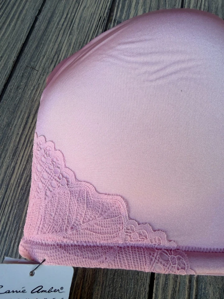 Carrie Amber Intimates Pink Sorbet Strapless Bra 38DD Nylon/Elastane - Image 4 of 4