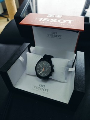 Tissot PR 100 Chronograph Schwarz Zifferblatt Quarz Herrenuhr