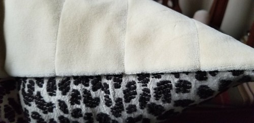 Lee Jofa OCICAT Carbon French Linen and Cotton Emb Animal Skin Custom Pillow 18" - Picture 7 of 12
