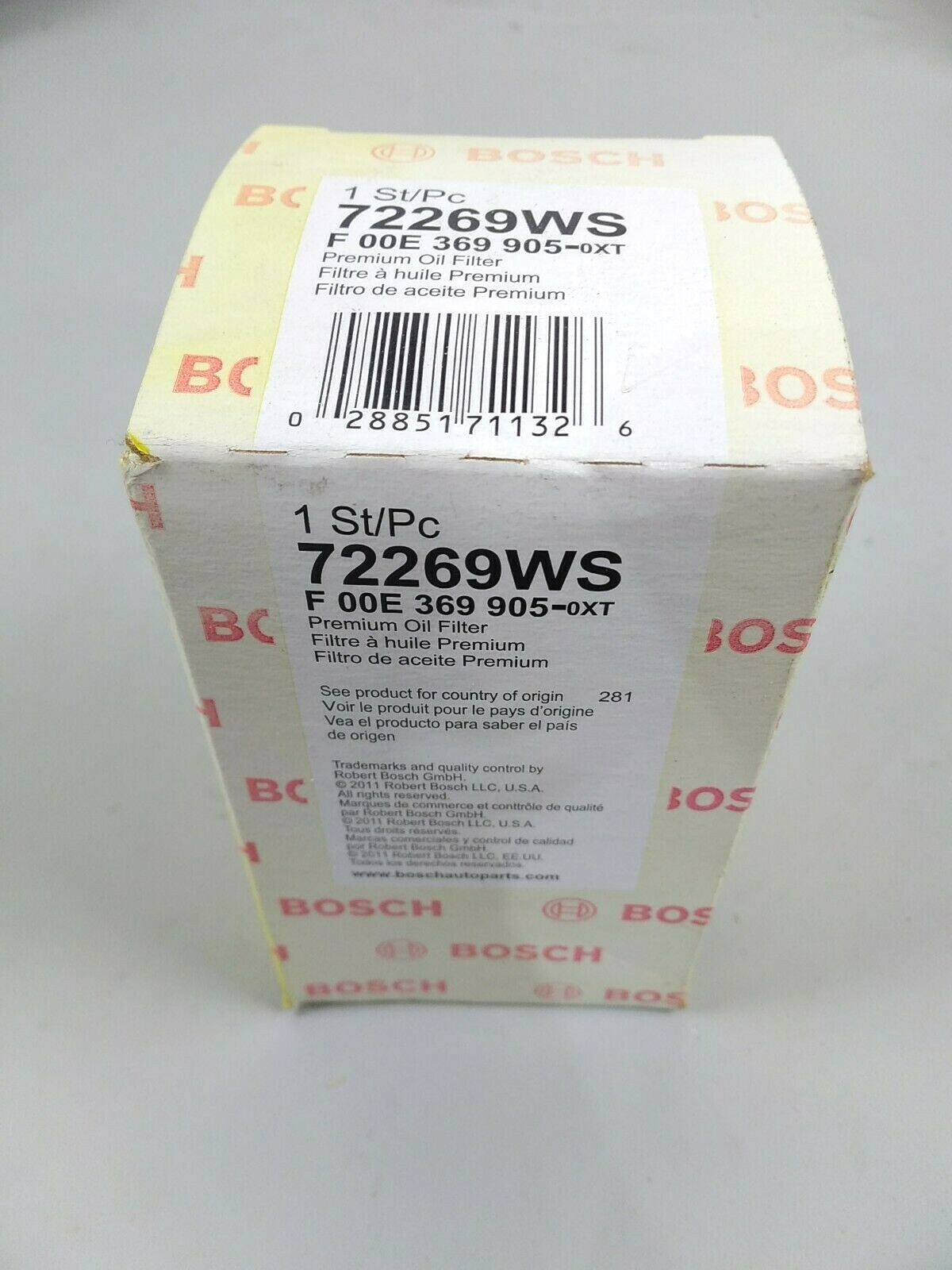 Bosch  Oil Filter 72269WS