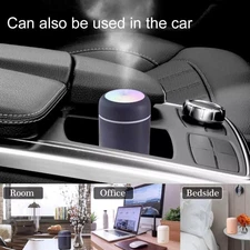 Portable Humidifier Essential Oil Diffuser Grain Ultrasonic Air LED Aromatherapy