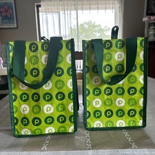 4 Wine Bottle Carriers Eco Friendly Reusable Shopping Bags Totes Each Holds 4