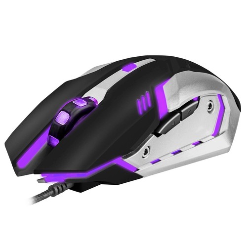 Gladiator Wired Precision Gaming Mouse *LED Backlight* Geared Up 6 Buttons! - Bild 9 von 9