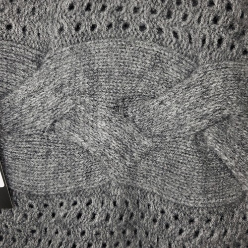 Oliver O Sweater Womens Medium Gray Cable Knit Acrylic Blend Pullover - Picture 6 of 11