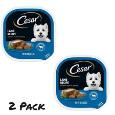 Cesar Classic Loaf In Sauce Lamb Recipe Wet Dog Food, 3.5 Oz ( 2 Pack )