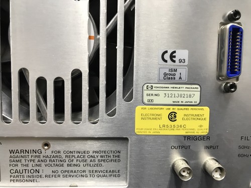 HP 4142B Main Frame ,Module DC Source /Montitor Hewlett Packard ID-AWW-7-4-004 - Picture 11 of 12