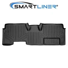 SMARTLINER Floor Mat 2nd Row Liner 2009-2014 Ford F-150 SuperCab (Flow Console)