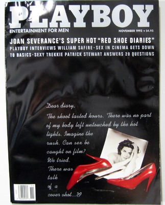 Playboy Magazine November 1992 Stephanie Adams Joan Severance Red Shoe Diaries Ebay