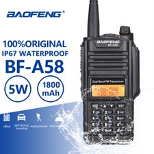 Baofeng BF-A58 Walkie Talkie IP67 Waterproof UHF VHF Radio Dual Band A58 Radio