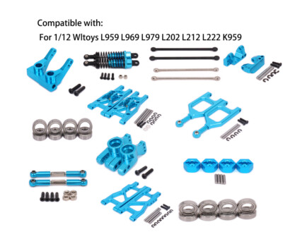 Alloy CNC DIY Upgrades Parts For 1/12 Wltoys L959 L969 L979 L202 L212 L222 K959