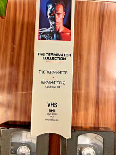 The Terminator Collection VHS 1995 2-Tape Set Arnold Schwarzenegger Movie Sci-Fi - Picture 6 of 12