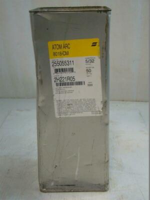 50# Can Esab Atom Arc 5/32'' Welding Electrode 8018-CM 255055311