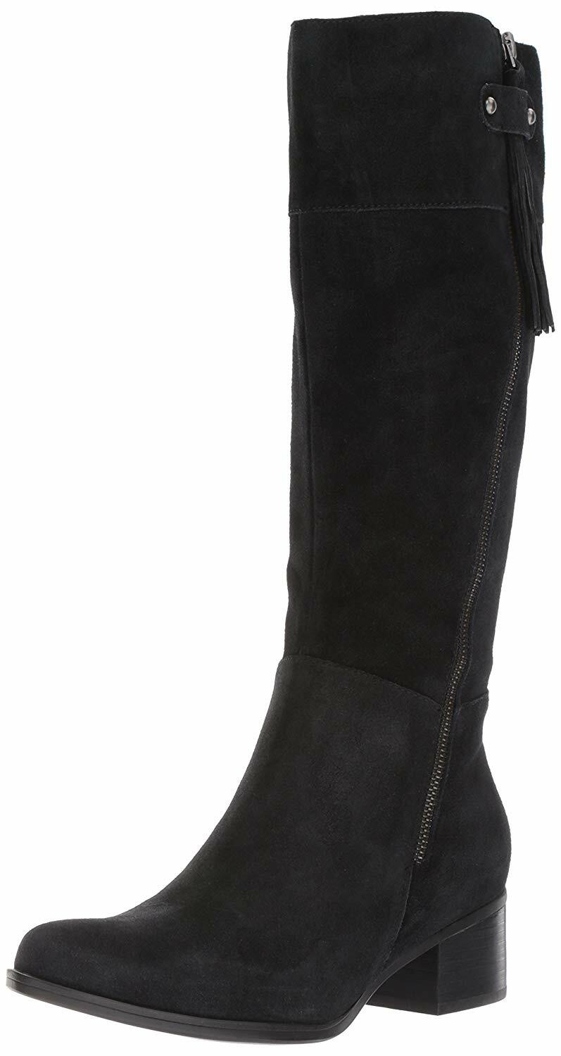 Naturalizer Para Mujer Demi cerrado Toe botas hasta la rodilla de moda, Negro, SVGC Naturalizer Para Mujer Demi cerrado Toe botas hasta la rodilla de moda, Negro, SVGC