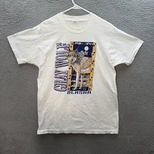 Vintage Screen Stars Shirt Adult XL White Single Stitch Wolf Nature Grunge 1990s