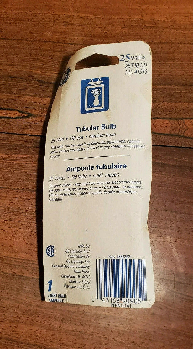 Tubular bulbs 2024 25 watts
