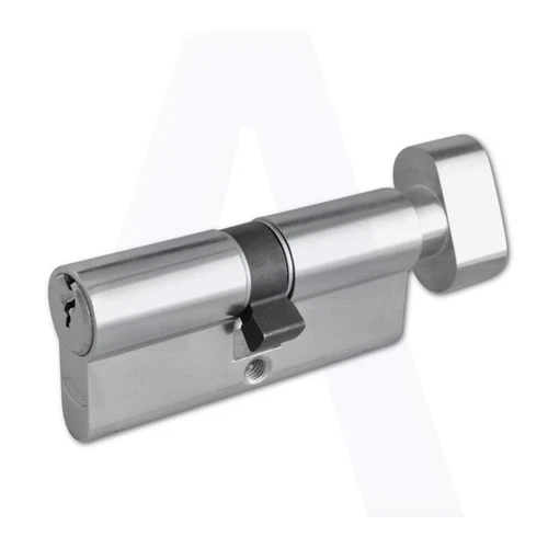 60/40T Thumb Turn Euro Cylinder Barrel Door Lock for UPVC Composite Doors Nickel